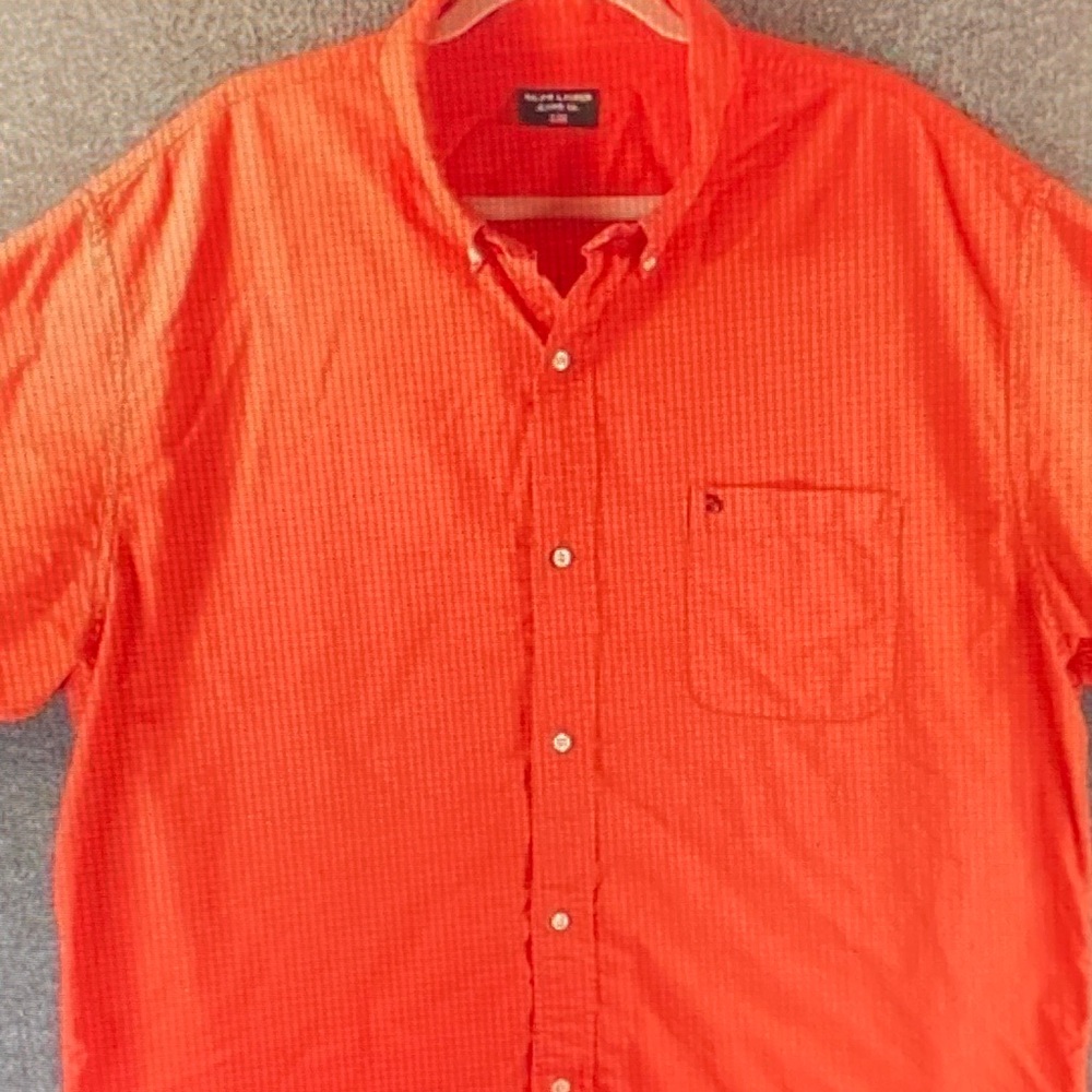 Nautica Men's Vibrant Orange Polo Shirt
